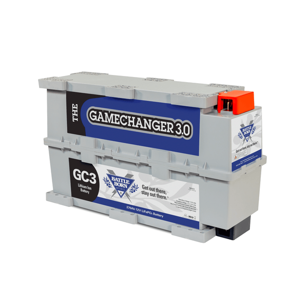 Battle Born 12V GC3 270Ah LiFePO4 Deep Cycle Lithium Battery