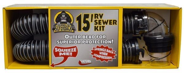 Valterra Silverback RV Sewer Kit 15'