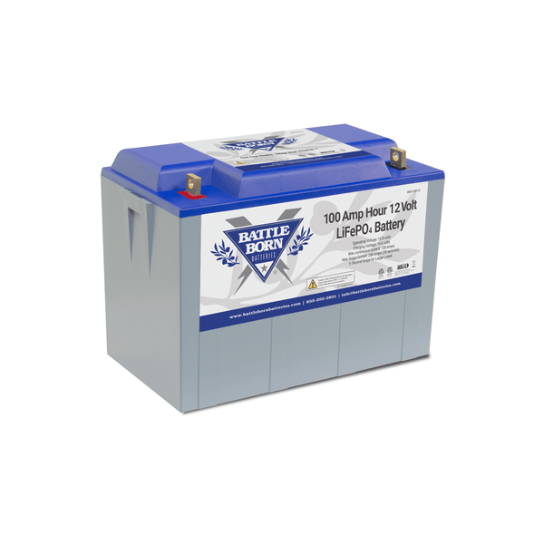 Battle Born 12V Group 24 100Ah LiFePO4 Deep Cycle Lithium Battery
