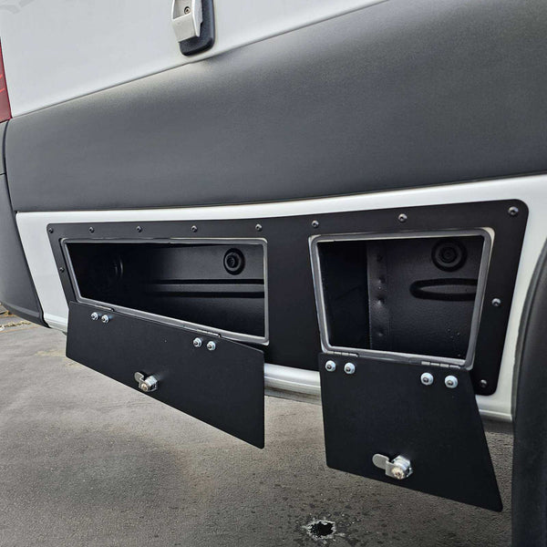 Agency 6 Rear Storage Lockers 170" - Sprinter 2019+