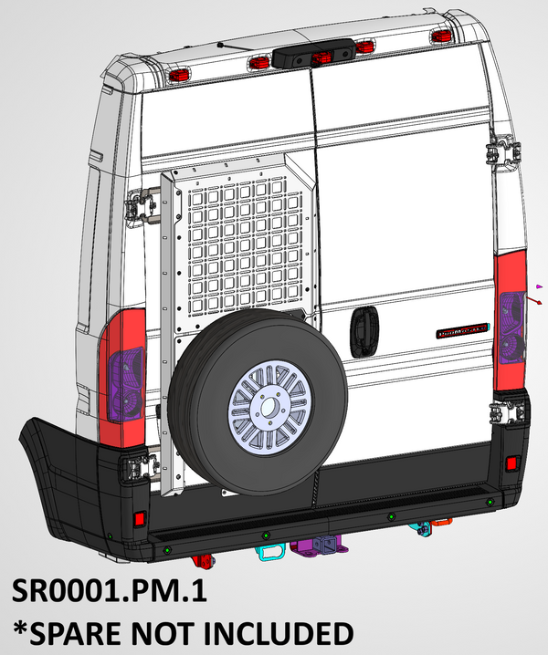 ProMaster DS Spare Rack With Full Upper Panel
