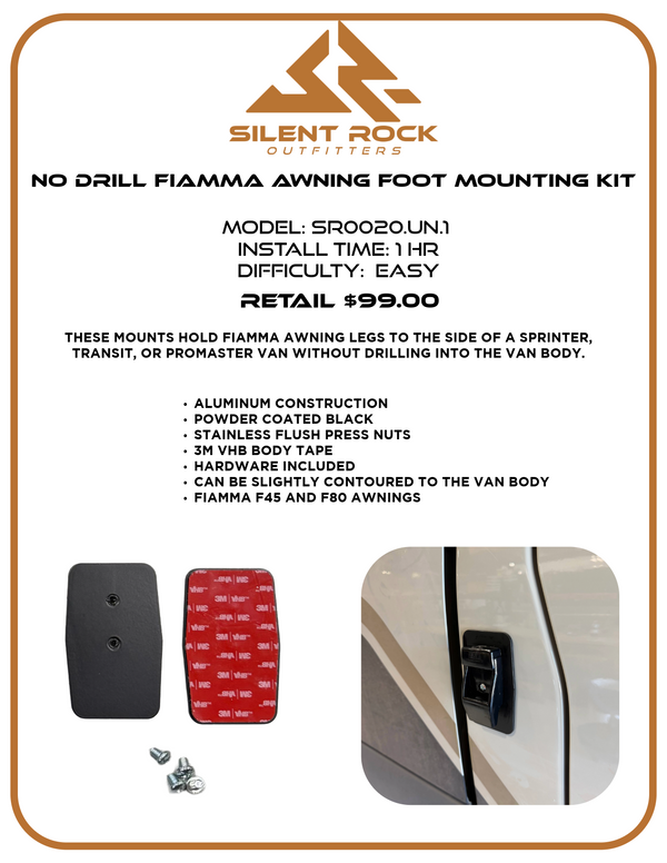 No Drill Fiamma Leg Awning Pads
