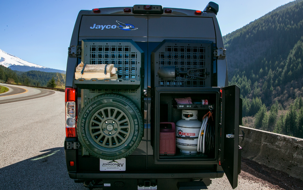 ProMaster DS spare rack with short upper panel