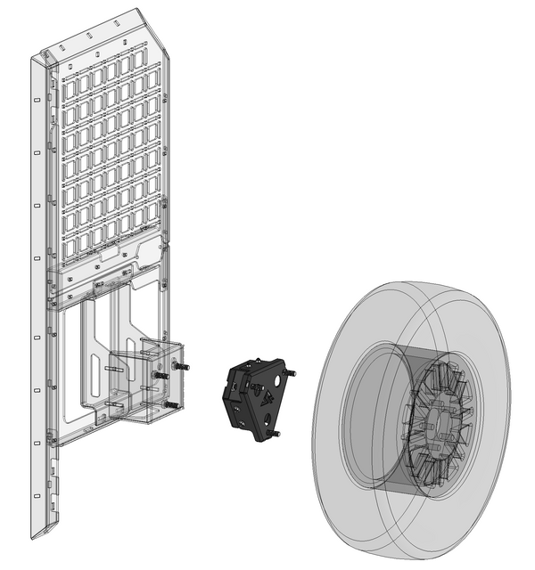 Sprinter Spare Tire Dually Adapter