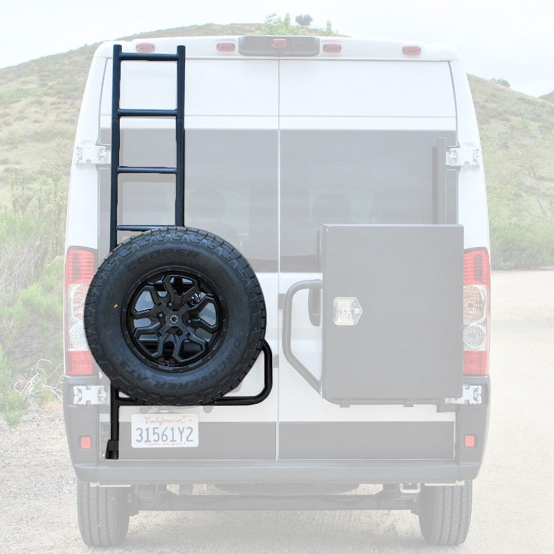 Driver's side rear ladder/tire rack - Promaster – JRV Upfits