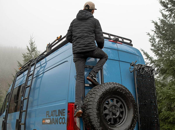 REAR LADDER + TIRE CARRIER - SPRINTER