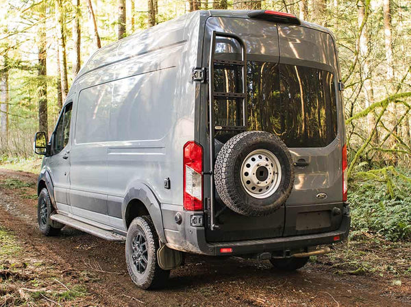 REAR LADDER + TIRE CARRIER - TRANSIT